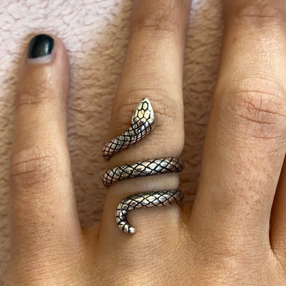 Jewelry - Snake Twist 925 Sterling Silver Ring